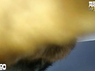 Dog Fucks Blonde