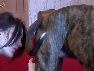 Girl Sucks Dog Cock